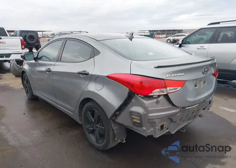 2012 Hyundai Elantra Gls (Ulsan Plant) z USA, uszkodzony, nr VIN KMHDH4AE6CU423136